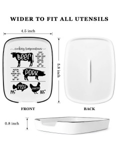 Soporte de Cuchara de Cerámica Guokoko para Cocina - Resistente al Calor 2