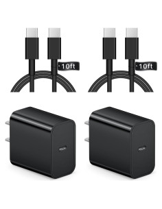 Cargador Rápido USB-C 20W y Cable 3m para iPhone 16/15