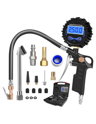 Medidor de Presión de Neumáticos Digital AmazStove 250 PSI