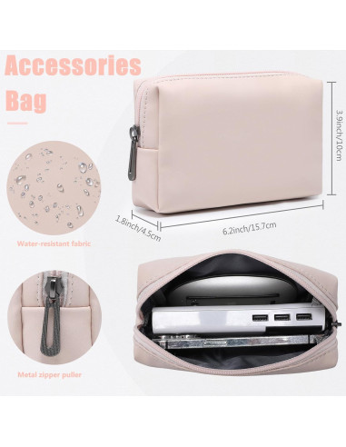 Funda para Laptop 13" HYZUO con Soporte y Bolsa Albaricoque