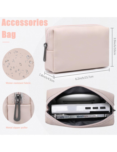 Funda para Laptop 13" HYZUO con Soporte y Bolsa Albaricoque