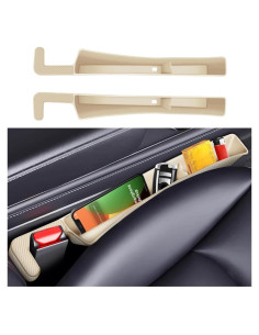 2 Piezas Relleno Espacio Asientos Coche Zpana Beige