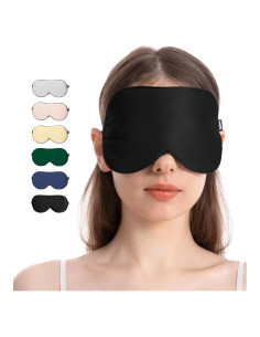 Máscara de Sueño de Seda HGBOO | 100% Seda Natural | Ajustable