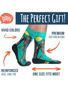 Calcetines Divertidos Lavley para Escaladores - Unisex 2