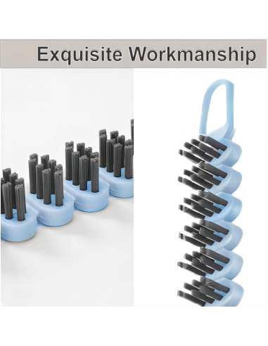 Juego de Cepillos de Limpieza POPGIO 3 Piezas Cerdas Duras