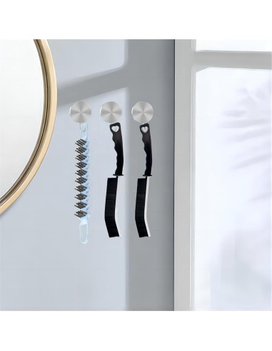 Juego de Cepillos de Limpieza POPGIO 3 Piezas Cerdas Duras