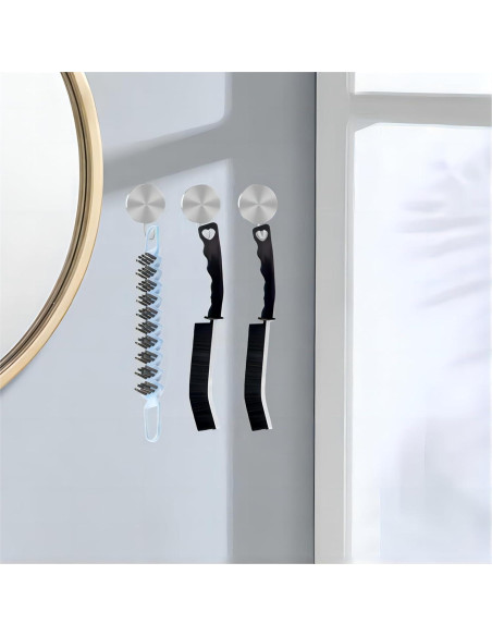 Juego de Cepillos de Limpieza POPGIO 3 Piezas Cerdas Duras