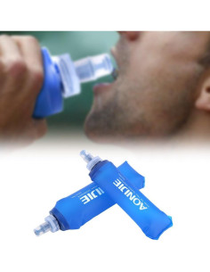 Botellas de Agua Plegables AONIJIE 250ml - 2 Pcs TPU Libre BPA 2