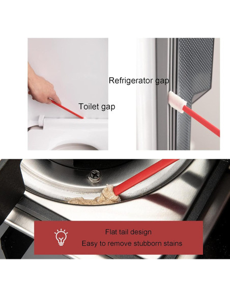 Kit de 50 Cepillos de Limpieza Desechables Kevinrooty Azul