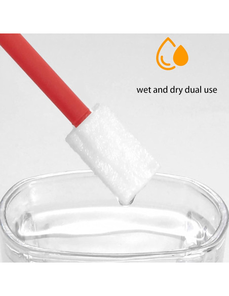 Kit de 50 Cepillos de Limpieza Desechables Kevinrooty Azul