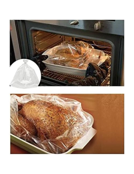 10 Bolsas para Horno de Pavo OOFLAYE 55x60 cm Resistentes