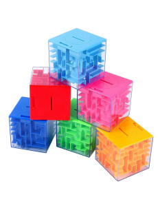 Caja de rompecabezas de dinero Twister.CK 6PCS divertida