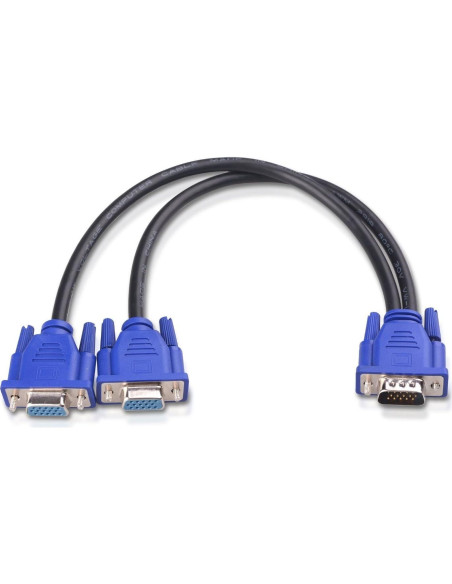 Cable Divisor VGA 1ft Cable Matters para Duplicar Pantallas