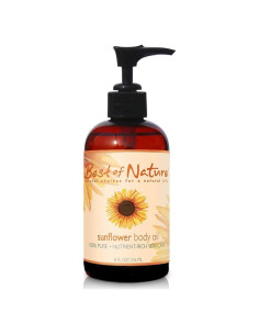 Aceite de Masaje de Girasol Puro Lo Mejor de la Naturaleza 236.6 ml