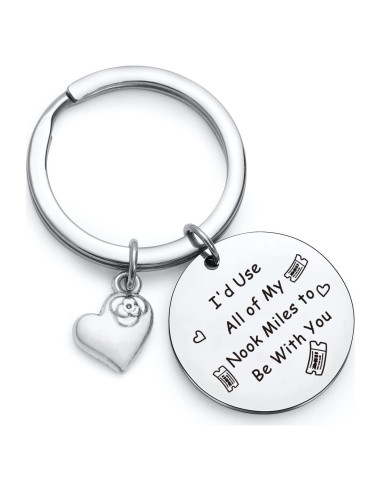 Llavero de Acero Inoxidable Animal Crossing New Horizons