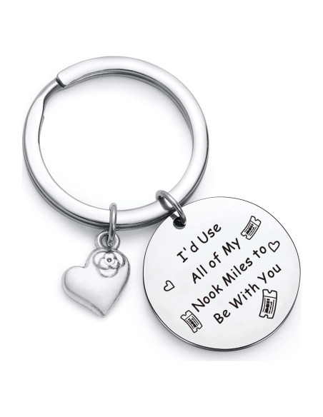 Llavero de Acero Inoxidable Animal Crossing New Horizons