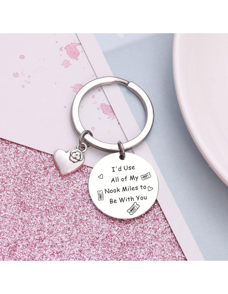 Llavero de Acero Inoxidable Animal Crossing New Horizons