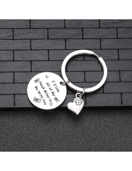 Llavero de Acero Inoxidable Animal Crossing New Horizons