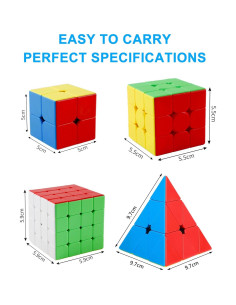 Conjunto de Cubos de Velocidad CFMOUR Moyu Meilong 2x2 3x3 4x4 2