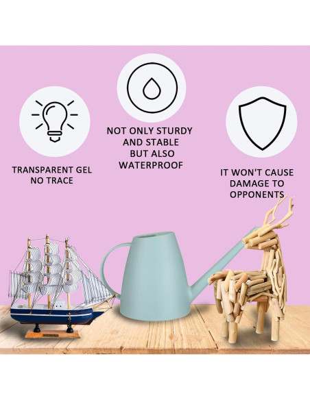 Pegamento Suave TEOYAFLY 2x60ml - Adhesivo Transparente para Manualidades