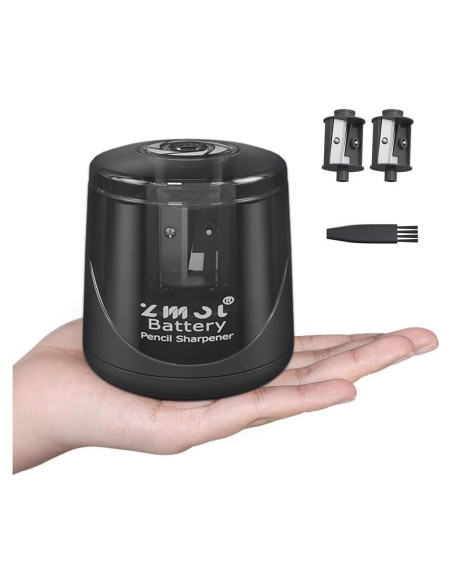 Sacapuntas Eléctrico a Batería Zmol, Afilado Rápido 6-8mm
