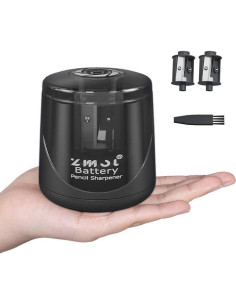 Sacapuntas Eléctrico a Batería Zmol, Afilado Rápido 6-8mm 2