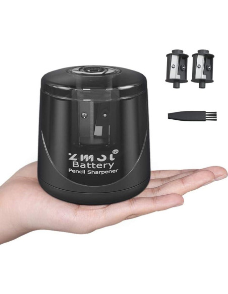 Sacapuntas Eléctrico a Batería Zmol, Afilado Rápido 6-8mm