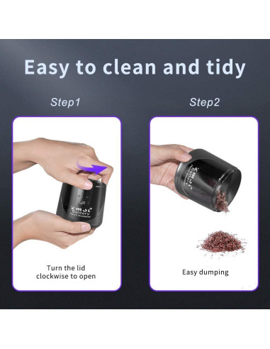 Sacapuntas Eléctrico a Batería Zmol, Afilado Rápido 6-8mm