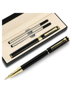 Bolígrafo de Lujo YIVONKA Negro 0.5mm Recarga en Caja Regalo