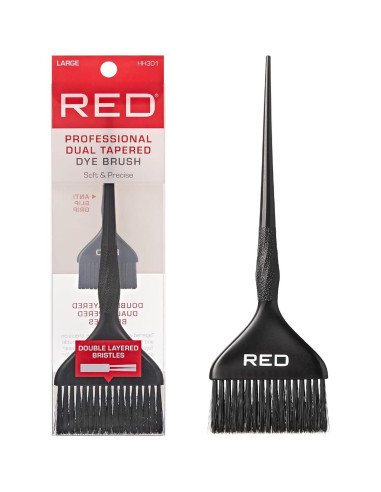 Cepillo de Tinte Profesional RED by Kiss - Doble Punta Grande