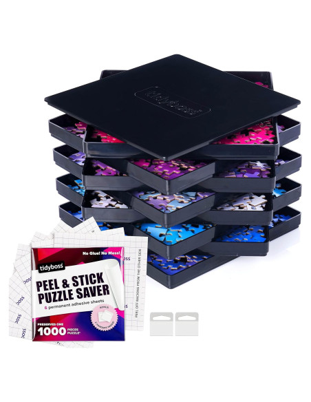 8 Bandejas de Clasificación TIDYBOSS para Rompecabezas