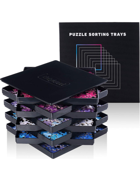 8 Bandejas de Clasificación TIDYBOSS para Rompecabezas
