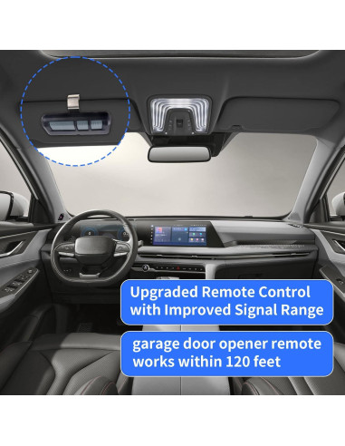 Control Remoto para Garaje Cooouds 893MAX, Compatible LiftMaster