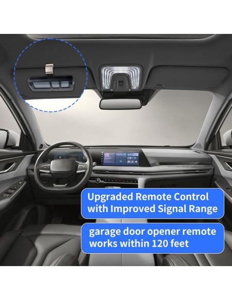 Control Remoto para Garaje Cooouds 893MAX, Compatible LiftMaster