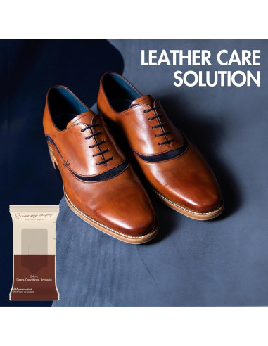 Toallitas de Cuero Swanky - 30 Unidades, Limpieza y Acondicionamiento