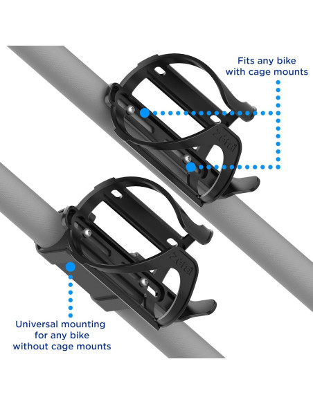 Soporte para Botella de Agua Zefal Pulse Universal Negro