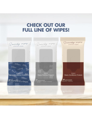 Toallitas de Cuero Swanky - 30 Unidades, Limpieza y Acondicionamiento
