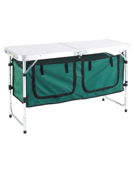 Mesa de Camping Portátil La Colección Lakeside 120 cm Ajustable