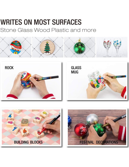 Set de 7 Pinturas Acrílicas ZEYAR Blanca y Negra 99.6g