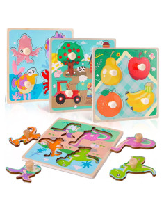 Rompecabezas de Clavos LOVESTOWN 4 PCS Educativos 14.73 cm