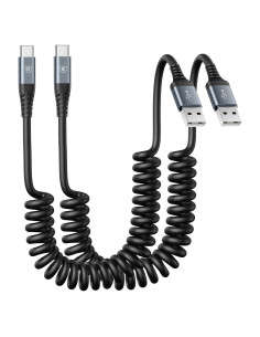 Cable de Carga Rápida USB Tipo C KIYODA 0.91m 2-Pack
