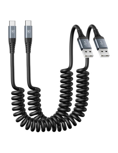 Cable de Carga Rápida USB Tipo C KIYODA 0.91m 2-Pack