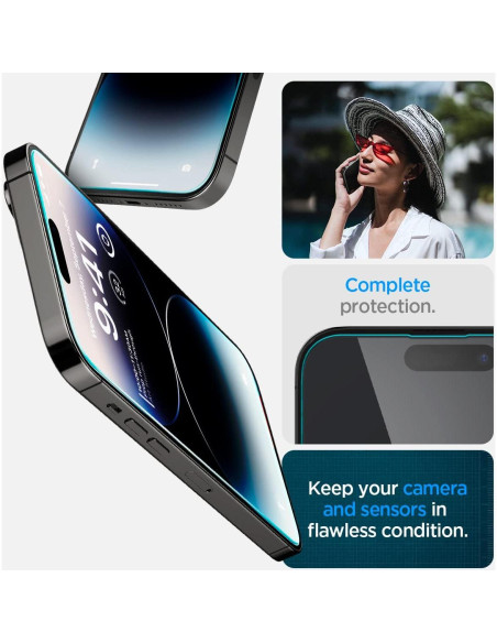Protector de Pantalla Vidrio Templado Spigen iPhone 14 Pro - 2 Paquete Protector de Pantalla Vidrio Templado Spigen iPhone 14 Pro - 2 Paquete