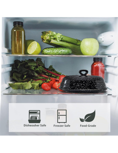 Plato de Mantequilla Hasense Negro con Tapa de Cerámica 18.5cm