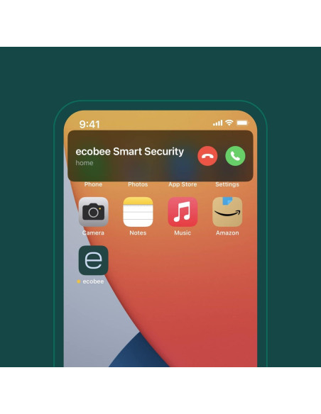 Paquete de Seguridad para el Hogar ecobee - SmartCamera + 2 Sensores