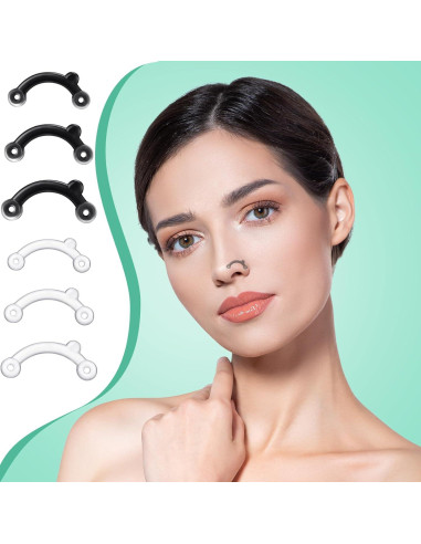 Elevadores de Nariz Nuanchu 6 Pares Silicona Invisible