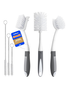 Conjunto de cepillos de limpieza Holikme 6 piezas - Gris