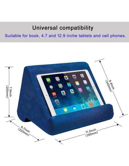 Soporte de Almohada para Tablet SAMHOUSING Azul Ajustable