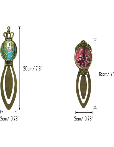 Kit de Pendientes DIY Allazone 14 PCS Bronce Antiguo