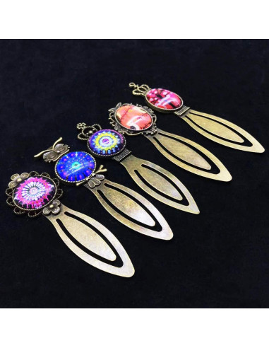 Kit de Pendientes DIY Allazone 14 PCS Bronce Antiguo